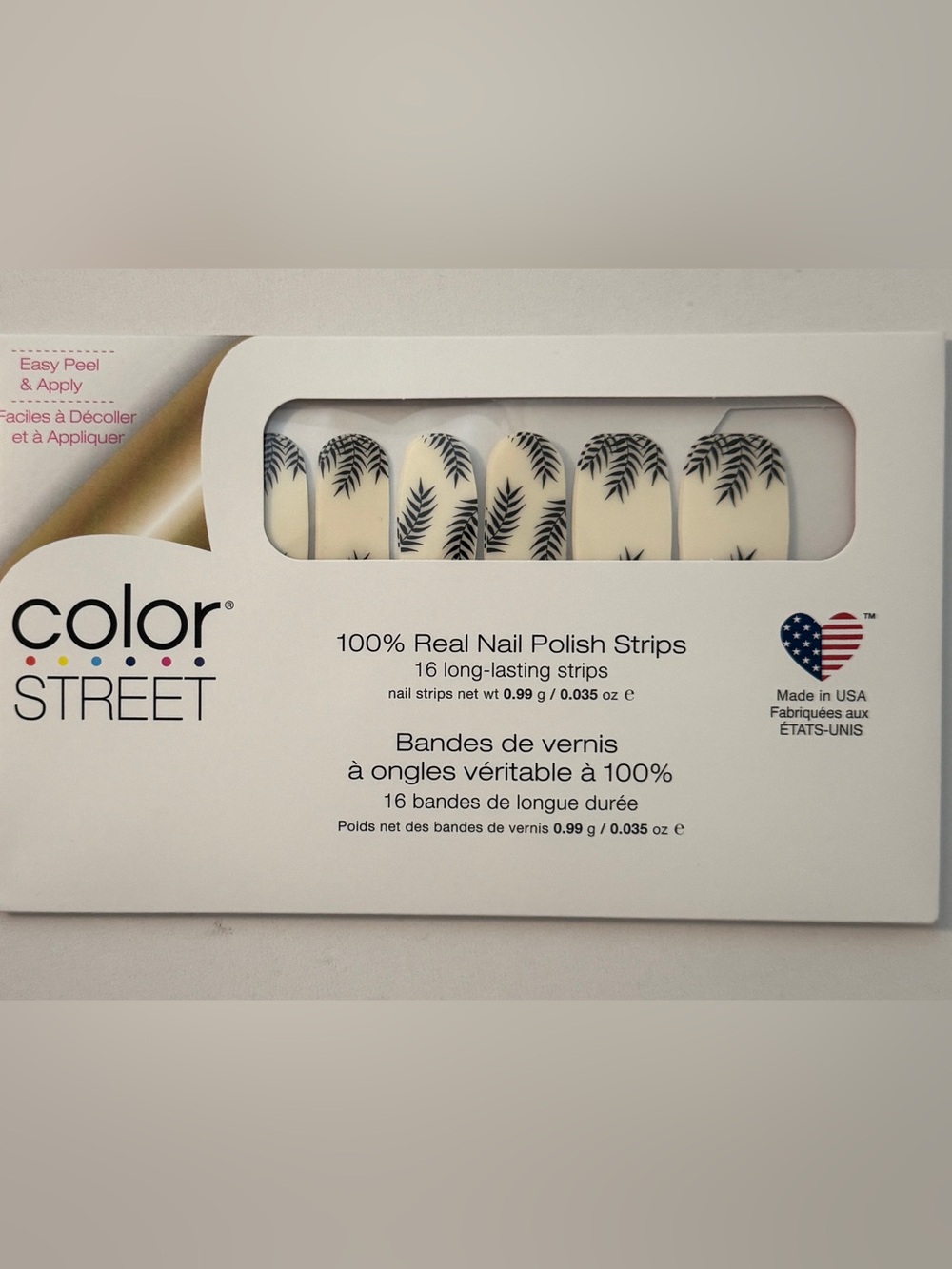 Color Street Palm before the Storm Nail Polish Strips NEW